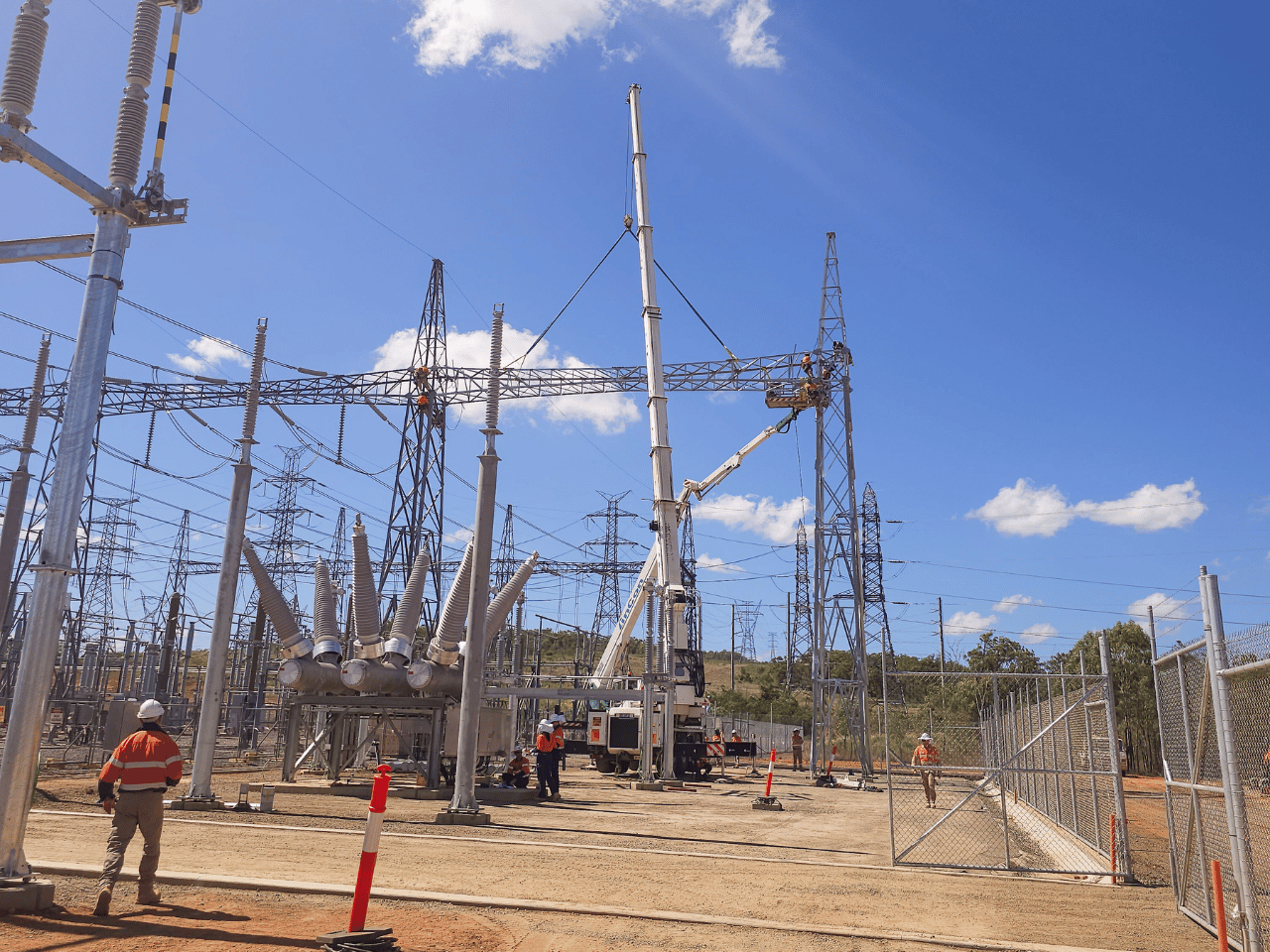 BESS Project Steel Lattice Towers