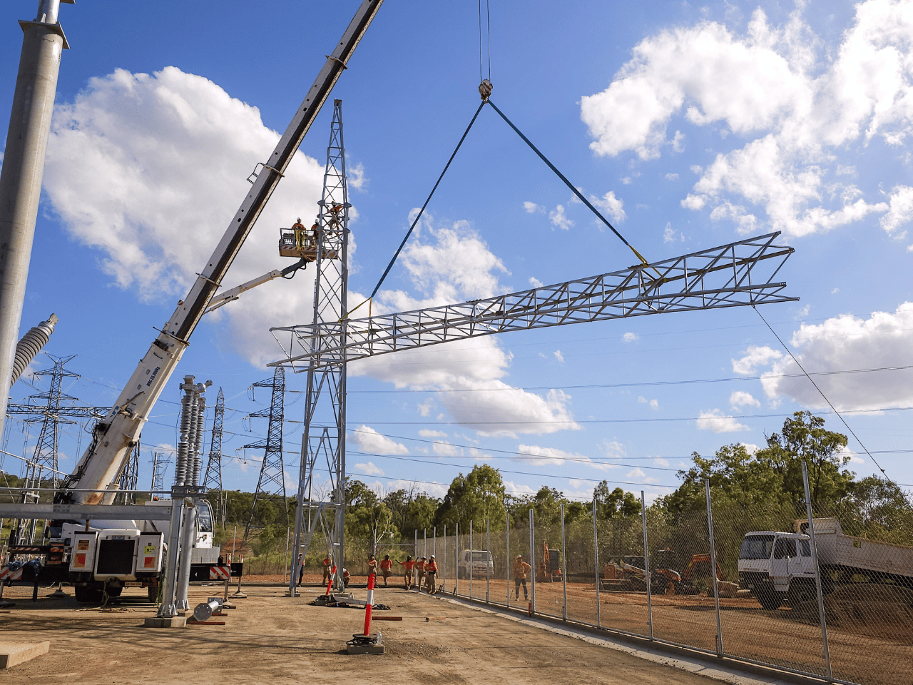 BESS Project Steel Lattice Towers