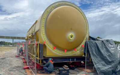 Transport Frame Modifications for Generator Stator