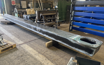 Beams, Rockerbox and Turntable for Mining Liner Handler