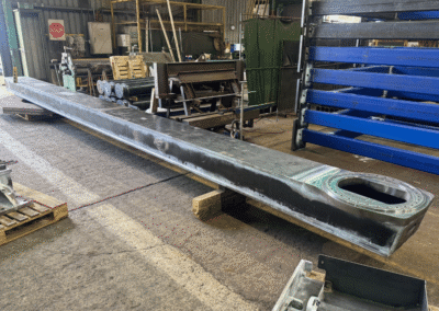 Beams, Rockerbox and Turntable for Mining Liner Handler