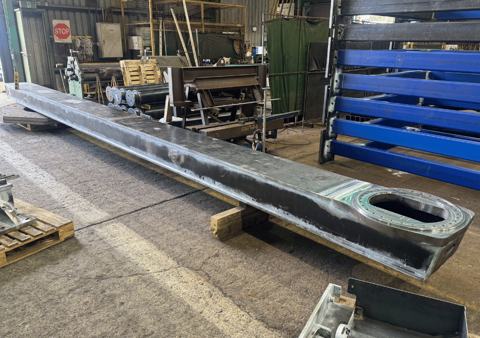 Beams, Rockerbox and Turntable for Mining Liner Handler